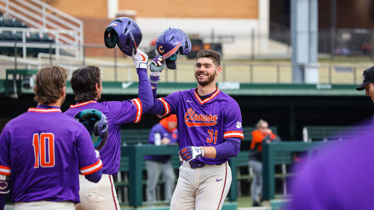 After earning All-American status as a freshman, Caden Grice has opted not to pitch and focus on hitting and fielding instead heading into his second year with Clemson.