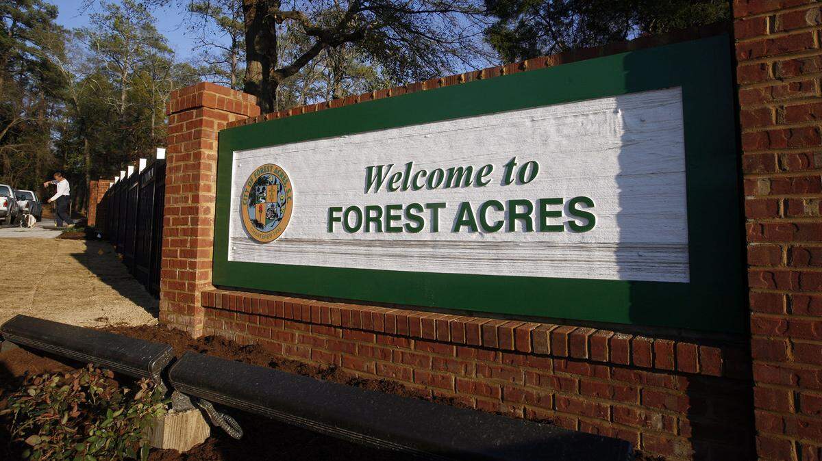 Forest Acres is a city surrounded by Columbia.