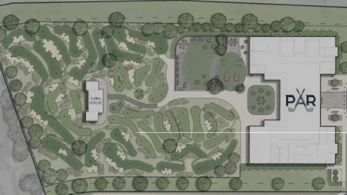 Par Greenville will have two courses and a facility with a restaurant and bar.