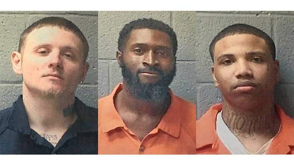 Christopher Shannon Boltin, 27; Tyshon Demontrea Johnson, 27; and Curtis Ray Green, 20.