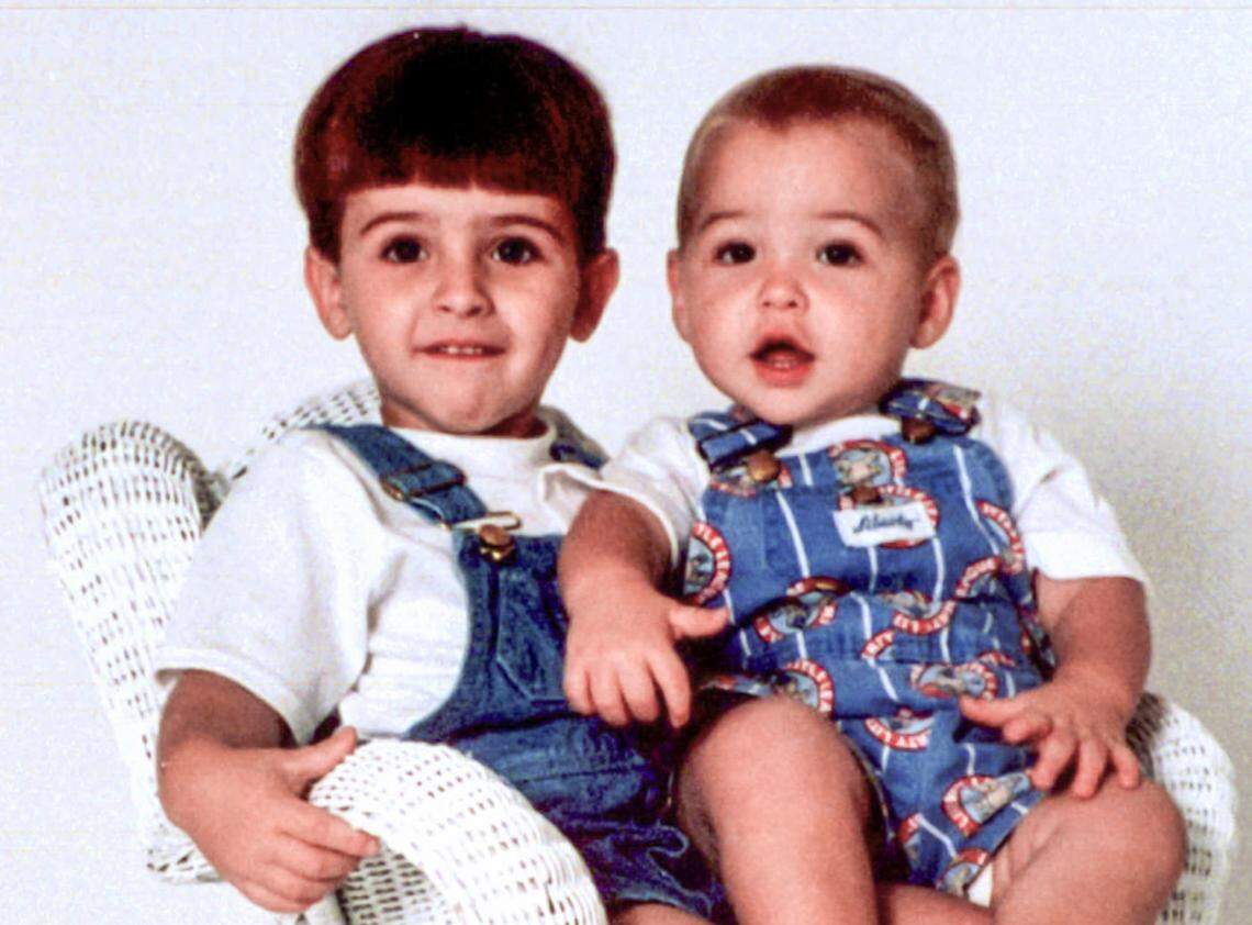 Alexander Smith, 14 months old, and Michael Smith, 3, are shown in this photo, taken the month before their death in Oct. 1994, in Union, S.C. The photograph was distributed nationwide in the search for the boys.