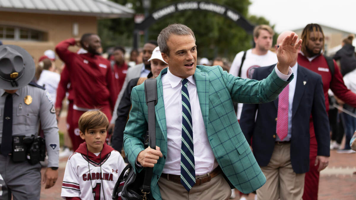 South Carolina head coach Shane Beamer