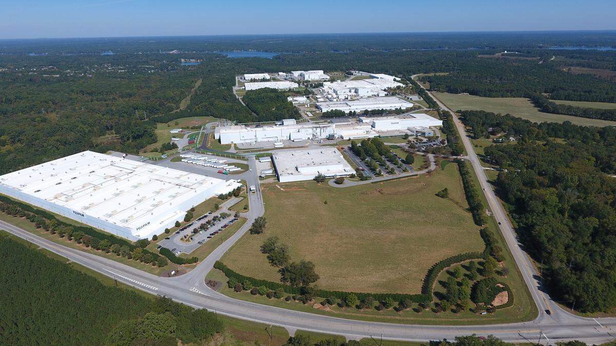 Fujifilm announced the consolidation of its Greenwood manufacturing plants, seen above, resulting in the loss of 400 jobs for SC workers.