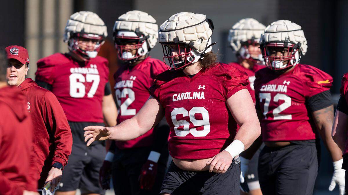 Gamecock Nick Gargiulo (69)