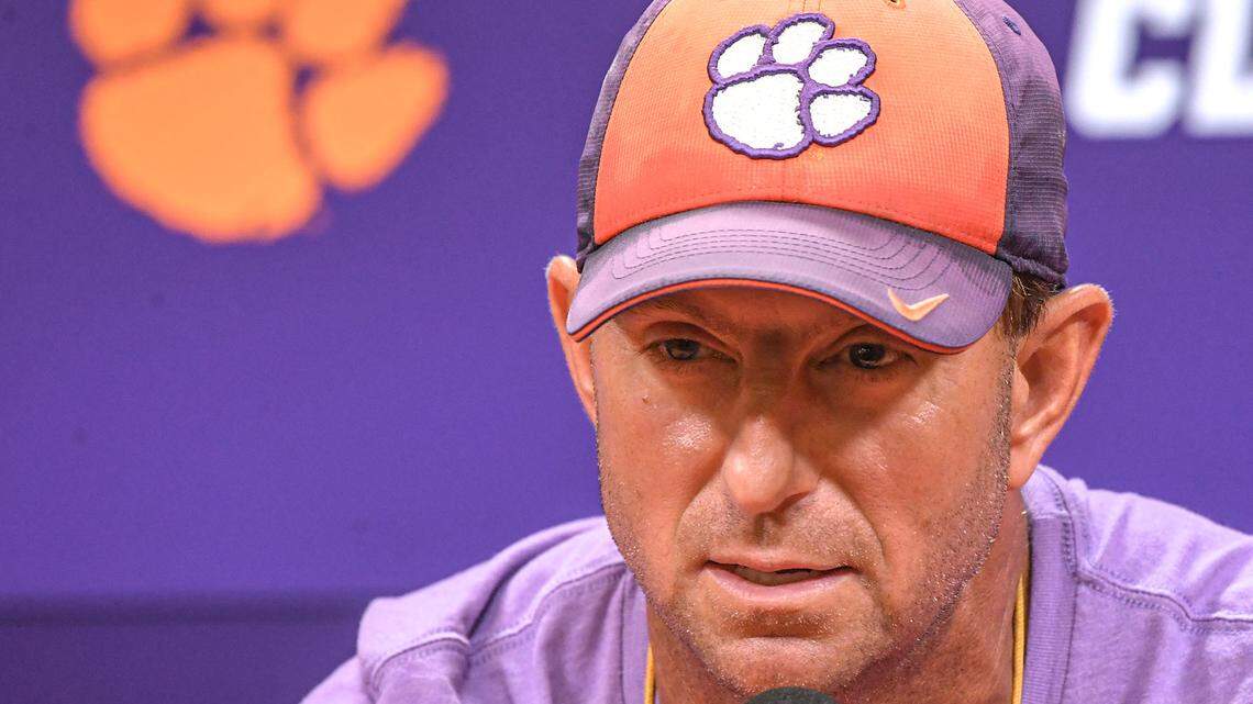 Clemson football coach Dabo Swinney