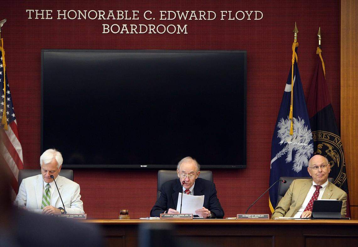 The University of South Carolina Board of Trustees meets Friday to hold a vote on the search for the new president.