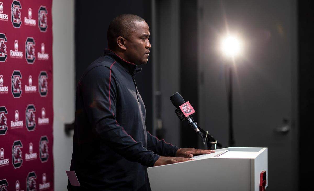 South Carolina defensive coordinator Clayton White