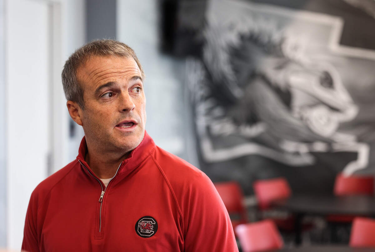 South Carolina head coach Shane Beamer