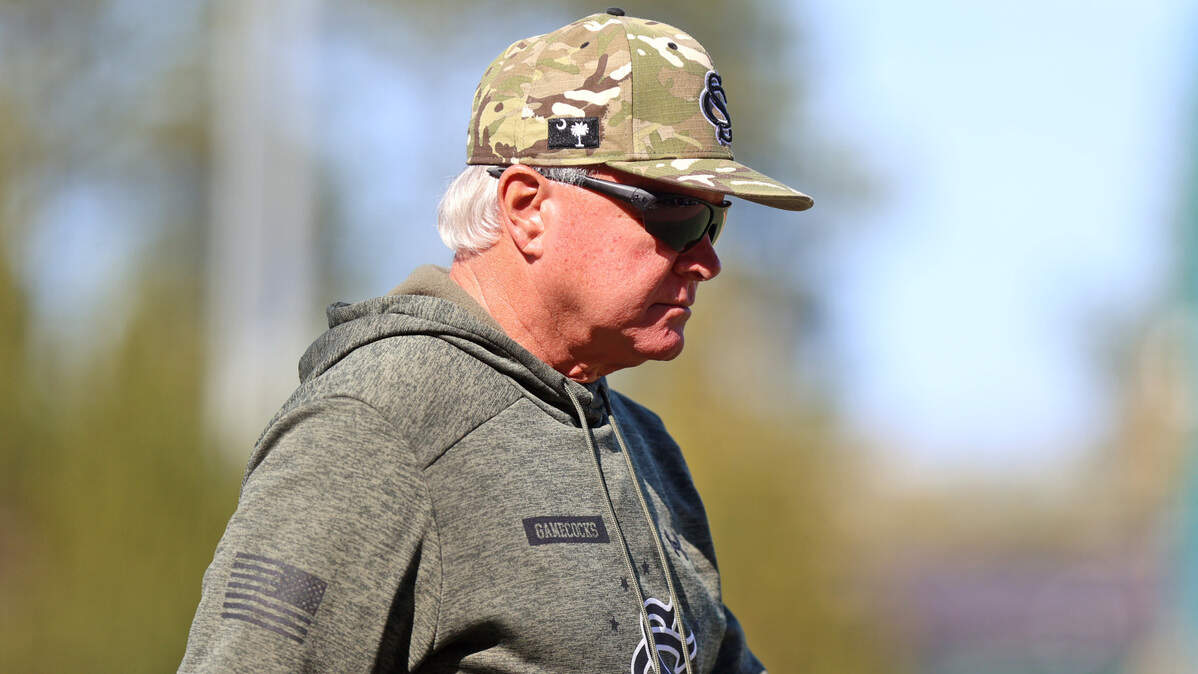 South Carolina coach Paul Mainieri on Sunday in the series finale against Milwaukee at Founders Park.