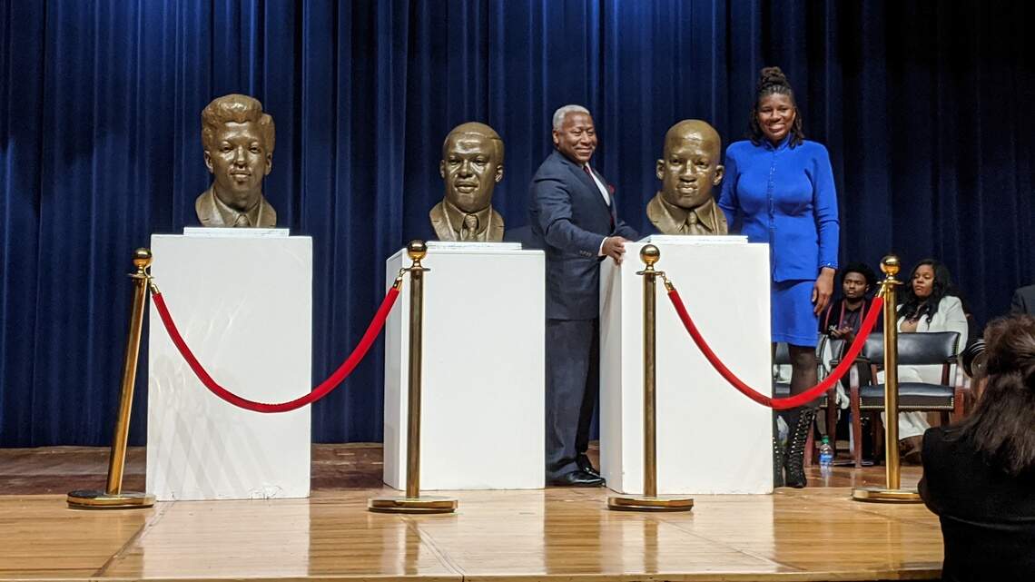 SC State unveils statues of civil rights figures killed during Orangeburg Massacre