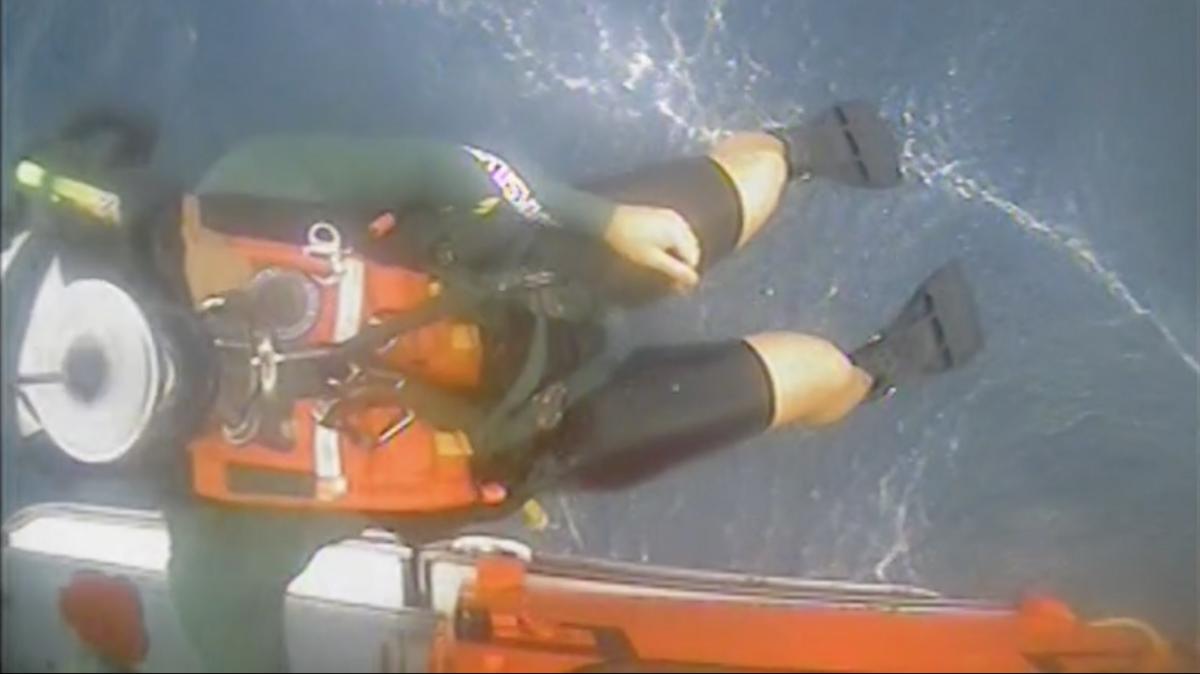 The U.S. Coast Guard rescued a diver 75 miles from the Myrtle Beach shore after he drifted from his boat on May 31, 2024.