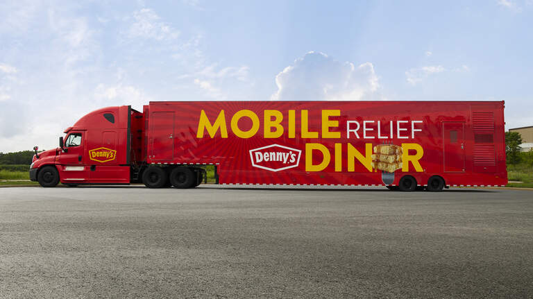 Denny’s is serving a truckload of bacon and hot coffee to Carolinas hurricane victims