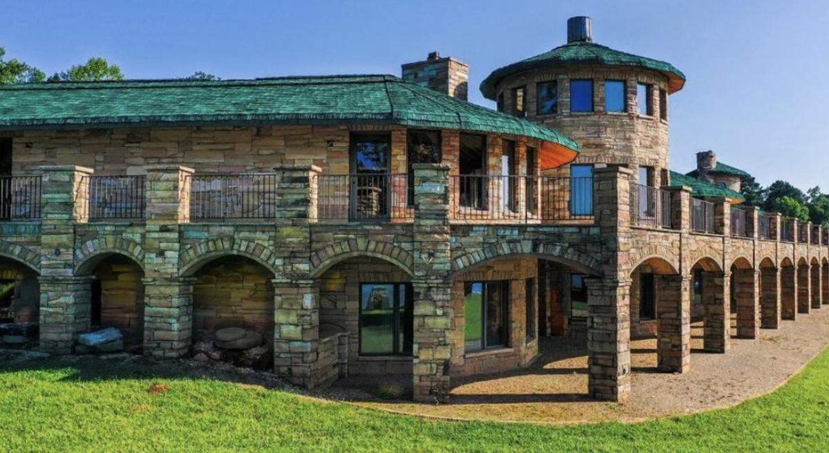 A side view of the Castle on Keowee.