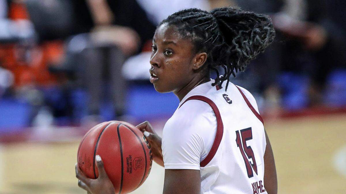 South Carolina Gamecocks forward Laeticia Amihere