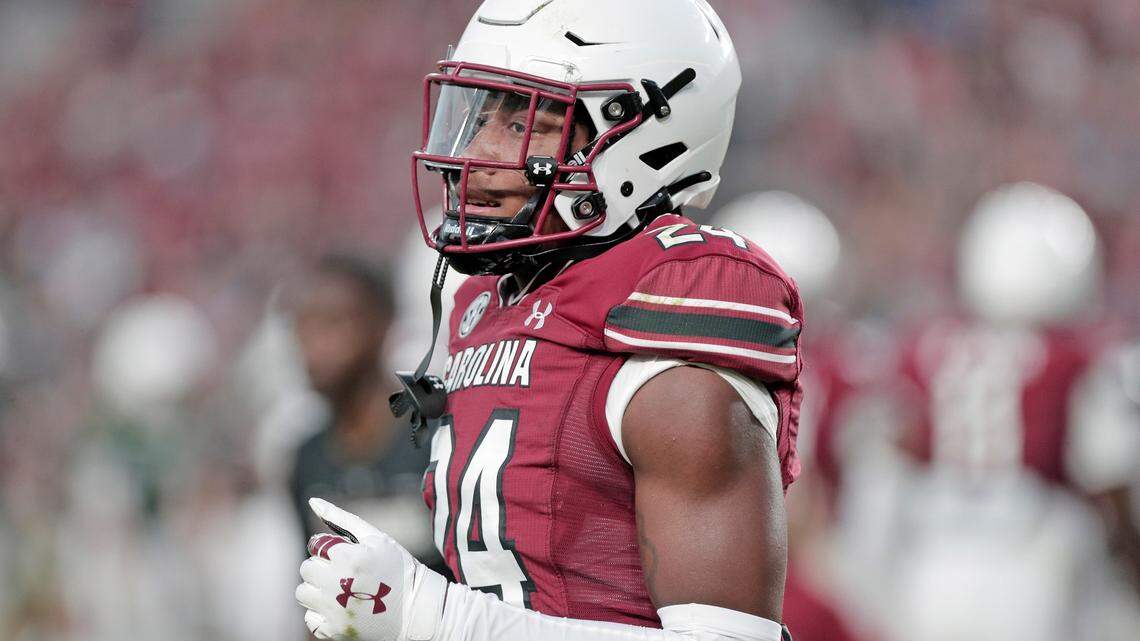 South Carolina’s Jalen Kilgore during the 2023 spring game.