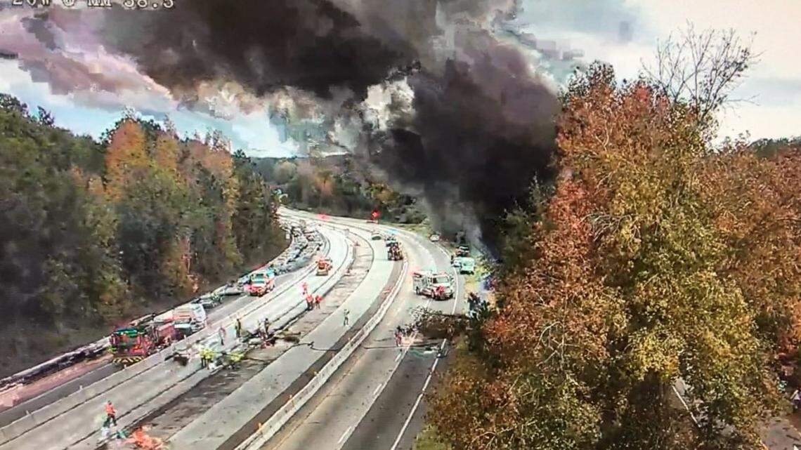 Crash on I-20