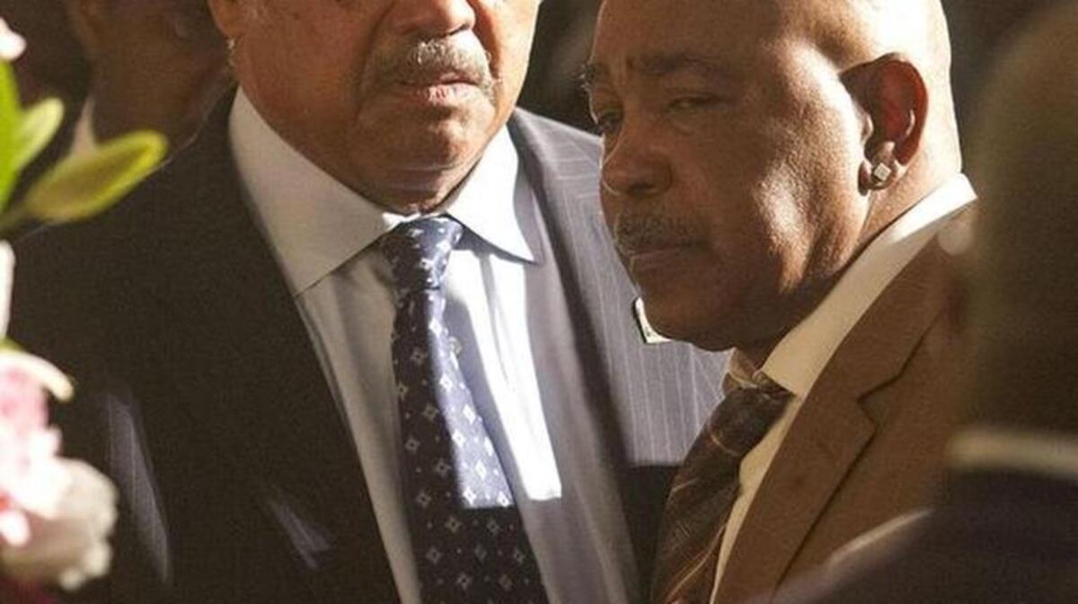 
A musical tribute to Helen Burns Jackson, mother of the Rev. Jesse Jackson, was held Sunday at Springfield Baptist Church in Greenville. The Rev. Jesse Jackson is shown Sunday at the church.
