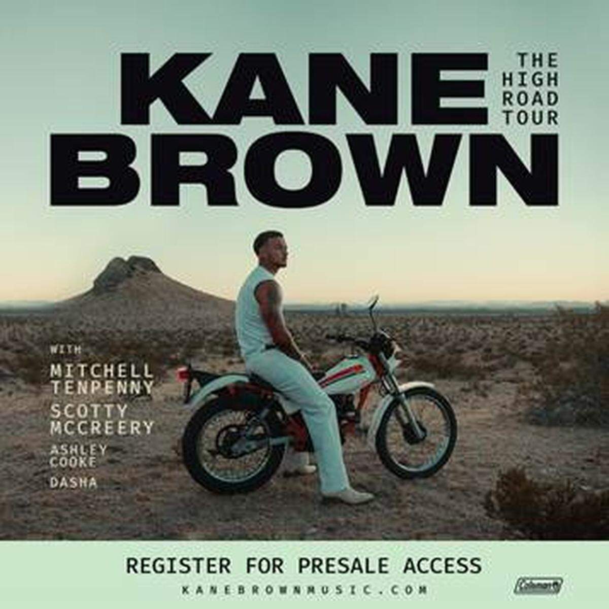 County music superstar Kane Brown is going on tour and will perform in Columbia, S.C.