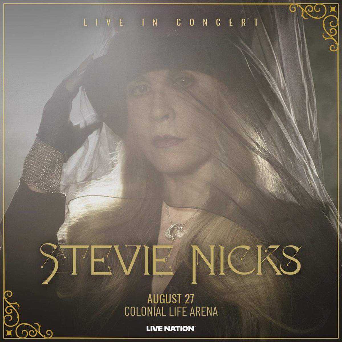 Stevie Nicks will perform in Columbia.