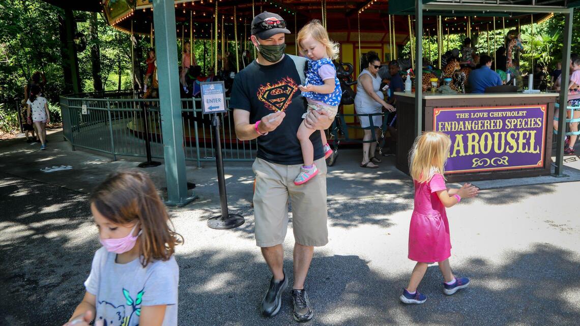Riverbanks Zoo reopens to a smaller crowd — but to a very enthusiastic one