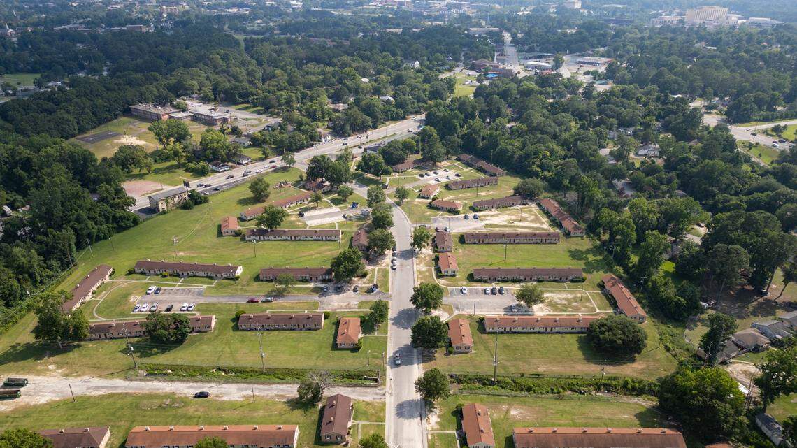 The Colony Apartments off West Beltline Boulevard in Columbia, South Carolina on Wednesday, June 25, 2025.