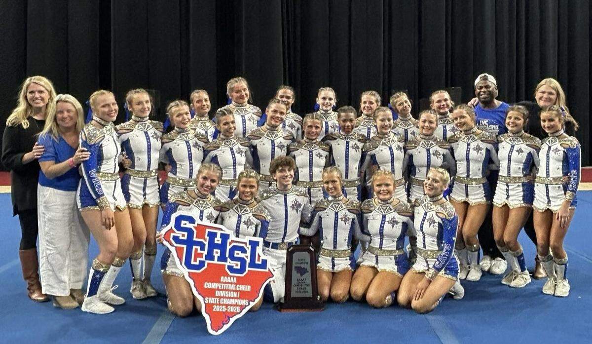 Lexington wins the SC High School League Class 5A Division I competitive cheerleading championship on Saturday, Nov. 22, 2025.