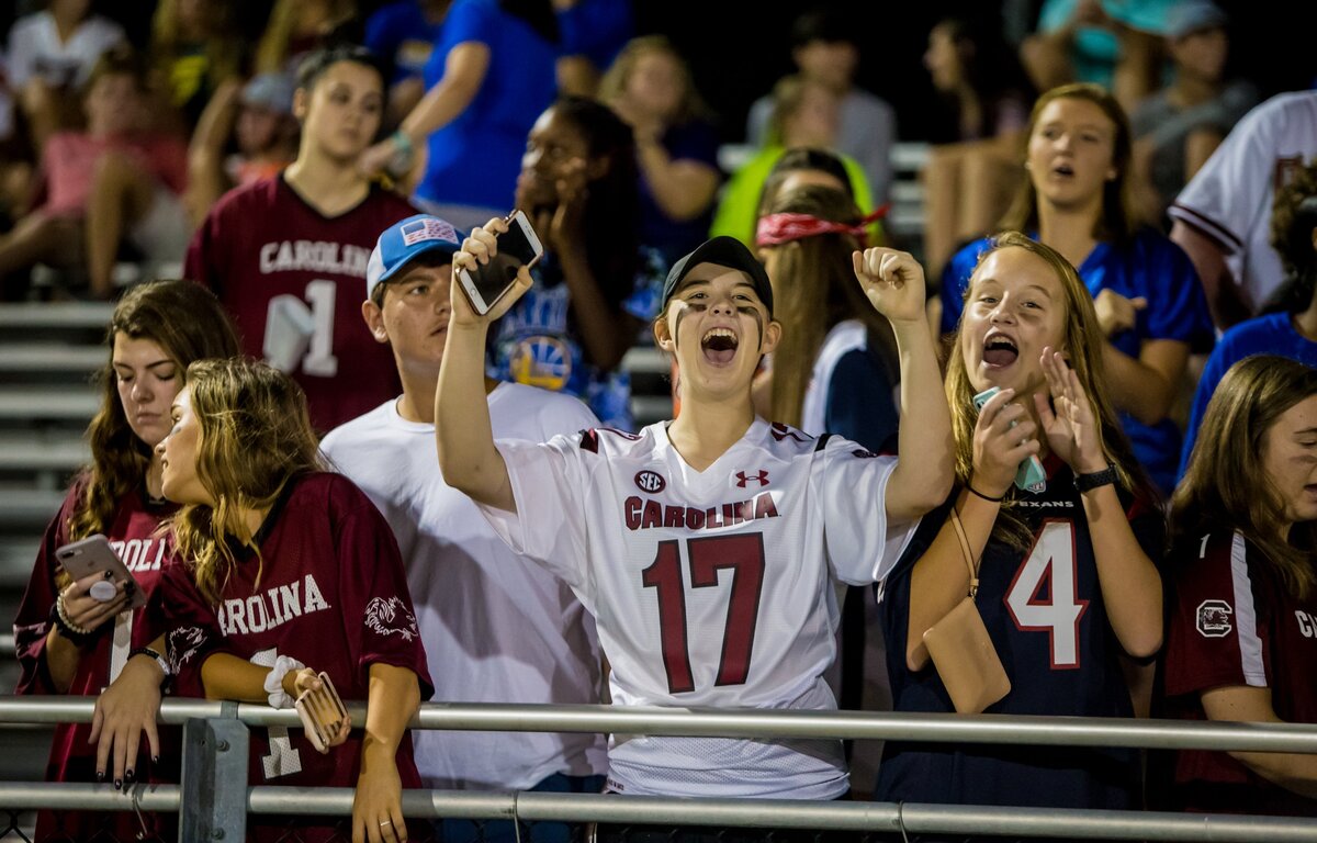 The Lexington Wildcats student section