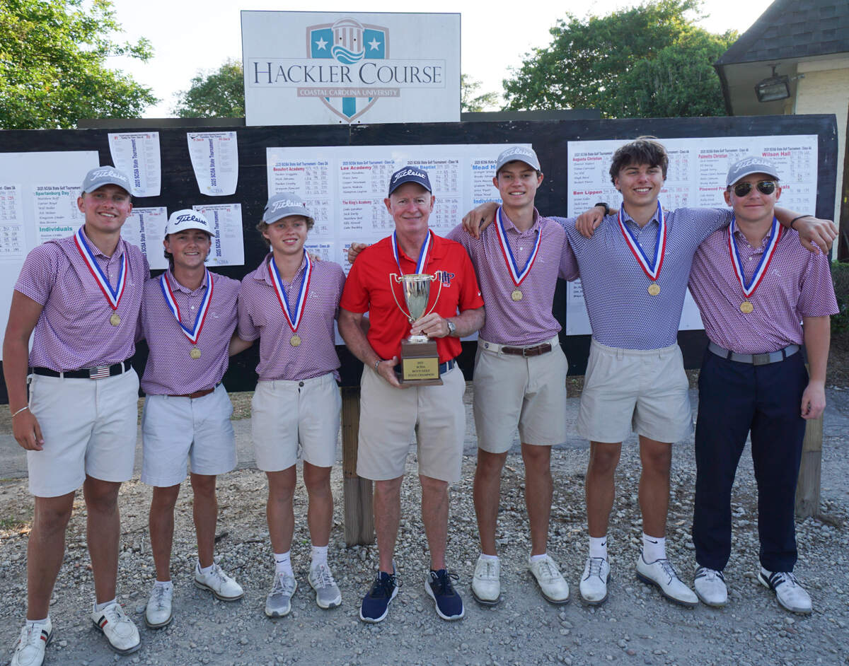 Hilton Head Prep won the 2025 SCISA Class 3A boys golf championship.