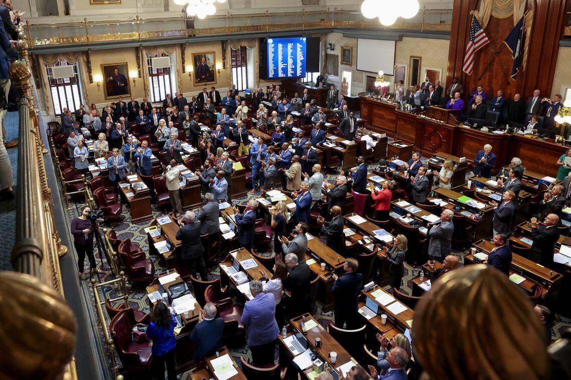 In South Carolina, the state Legislature has power to direct how money is spent. Pictured, a joint session of the SC legislature on Wednesday, June 5, 2024.