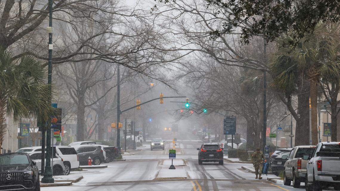 USC, schools across the Midlands change plans because of lingering snow and cold