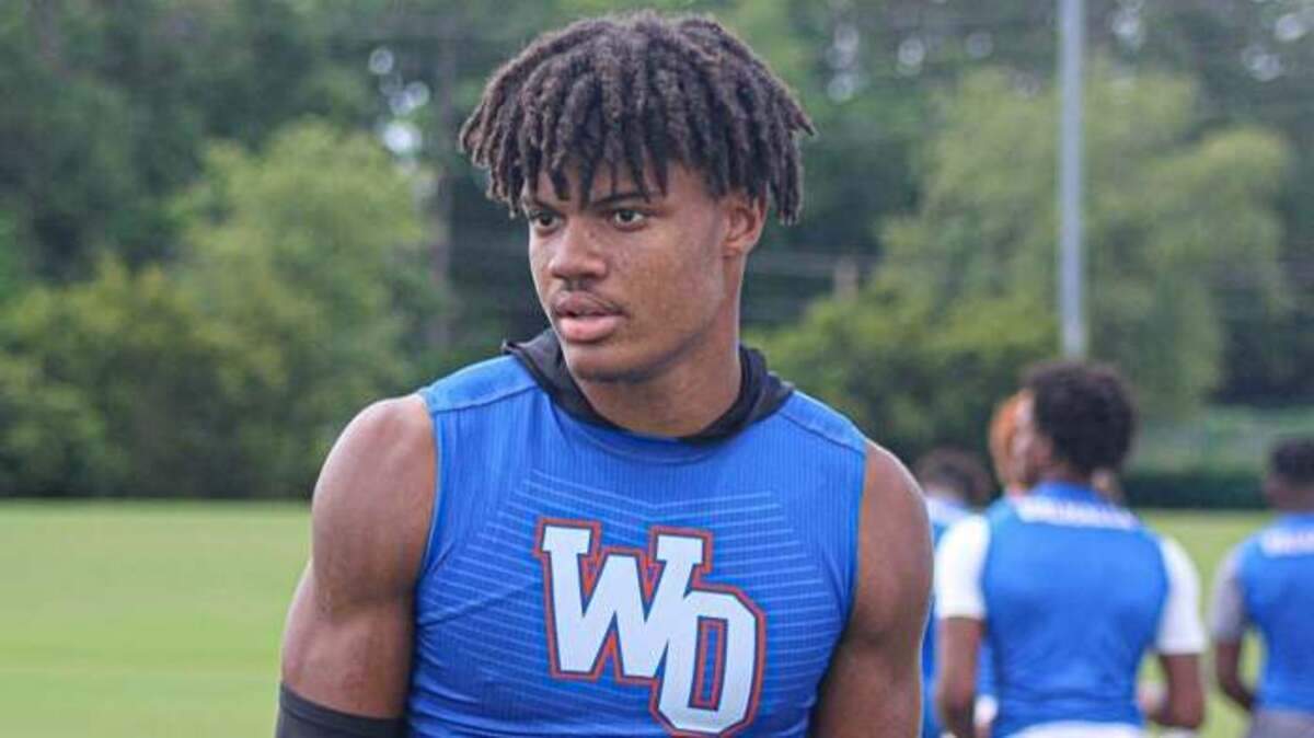 Wide receiver Jayden Gibson of Winter Garden, Florida