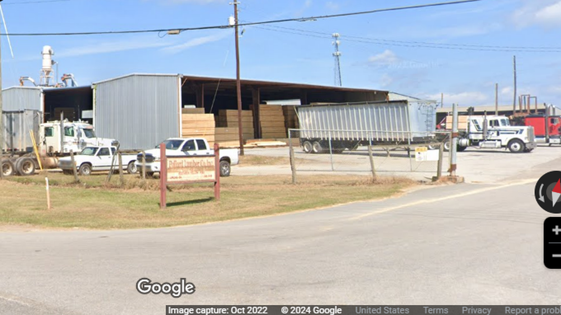 The incident happened at the Pollard Lumber Company in Appling, Georgia, officials said. Appling is about 20 miles northwest of Augusta. 