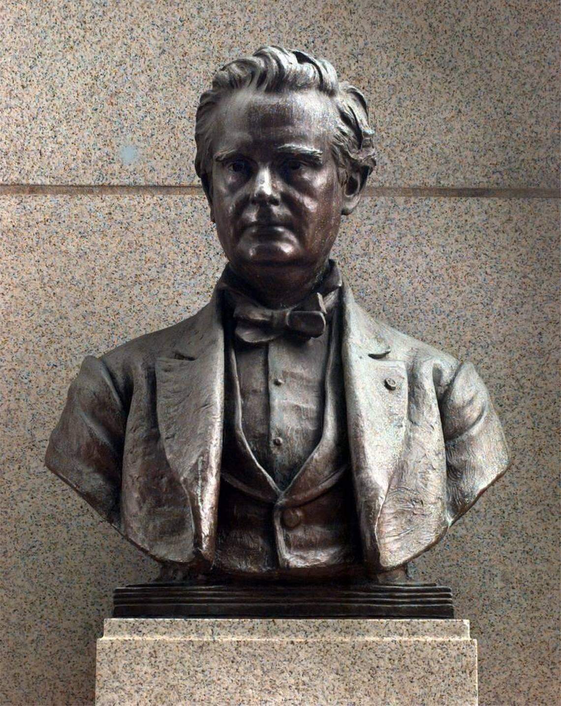 J. Marion Sims, on the SC State House grounds near the corner of Assembly and Gervais streets.