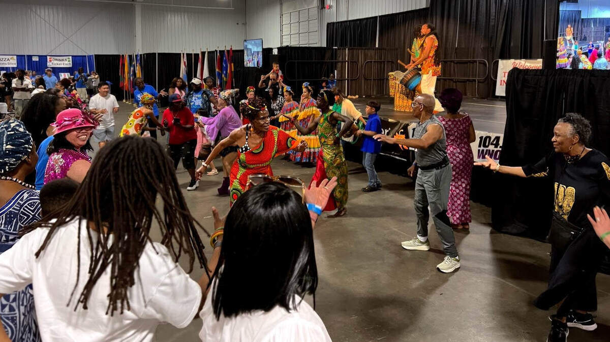 Performers at the Columbia International Festival.