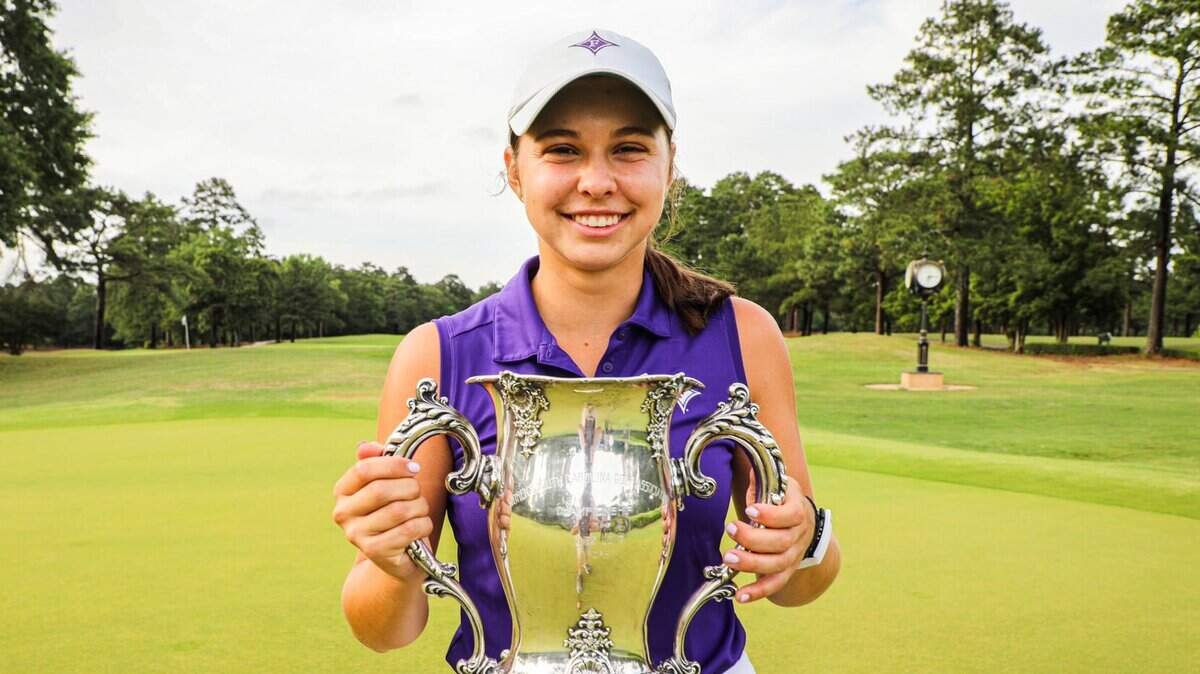 Sophia Burnett won the 2021 South Carolina Women’s Amateur at Columbia Country Club.