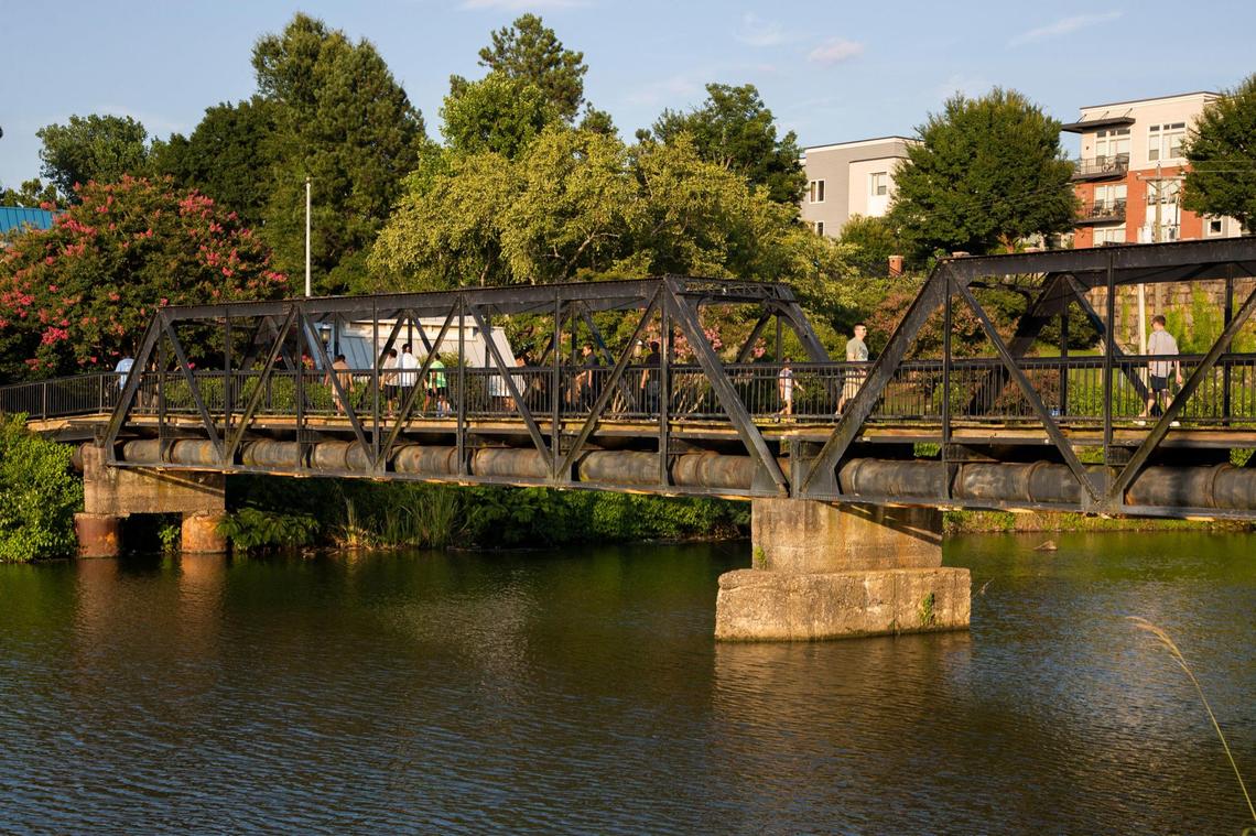 The Columbia Canal and Riverfront Park on Tuesday, July 6, 2021.