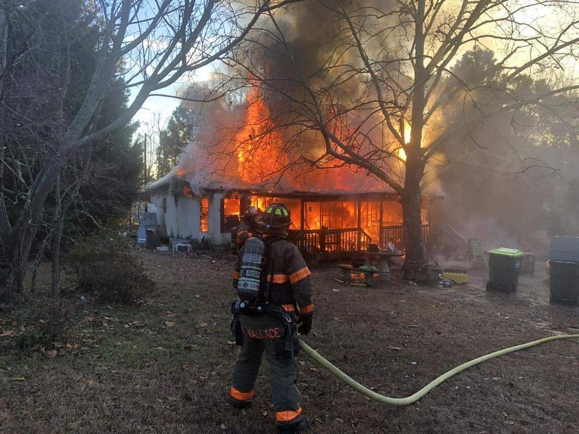 A fire displaced five people, Lexington County officials said.