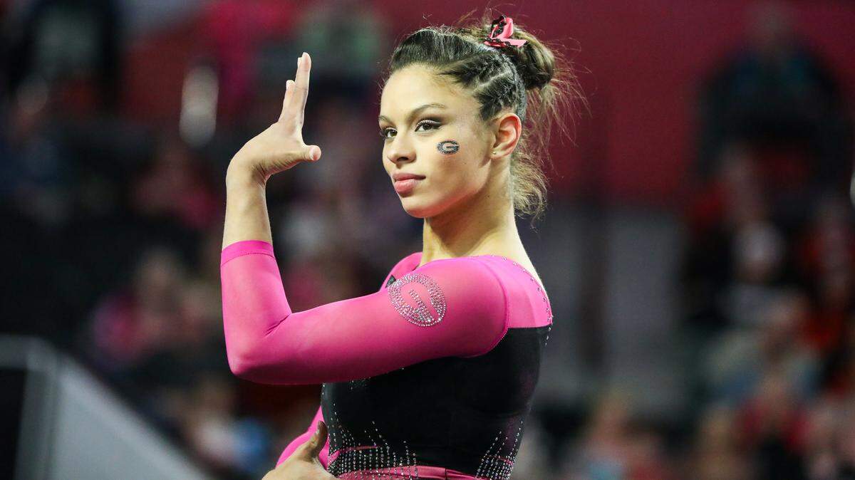 Georgia gymnast Sabrina Vega