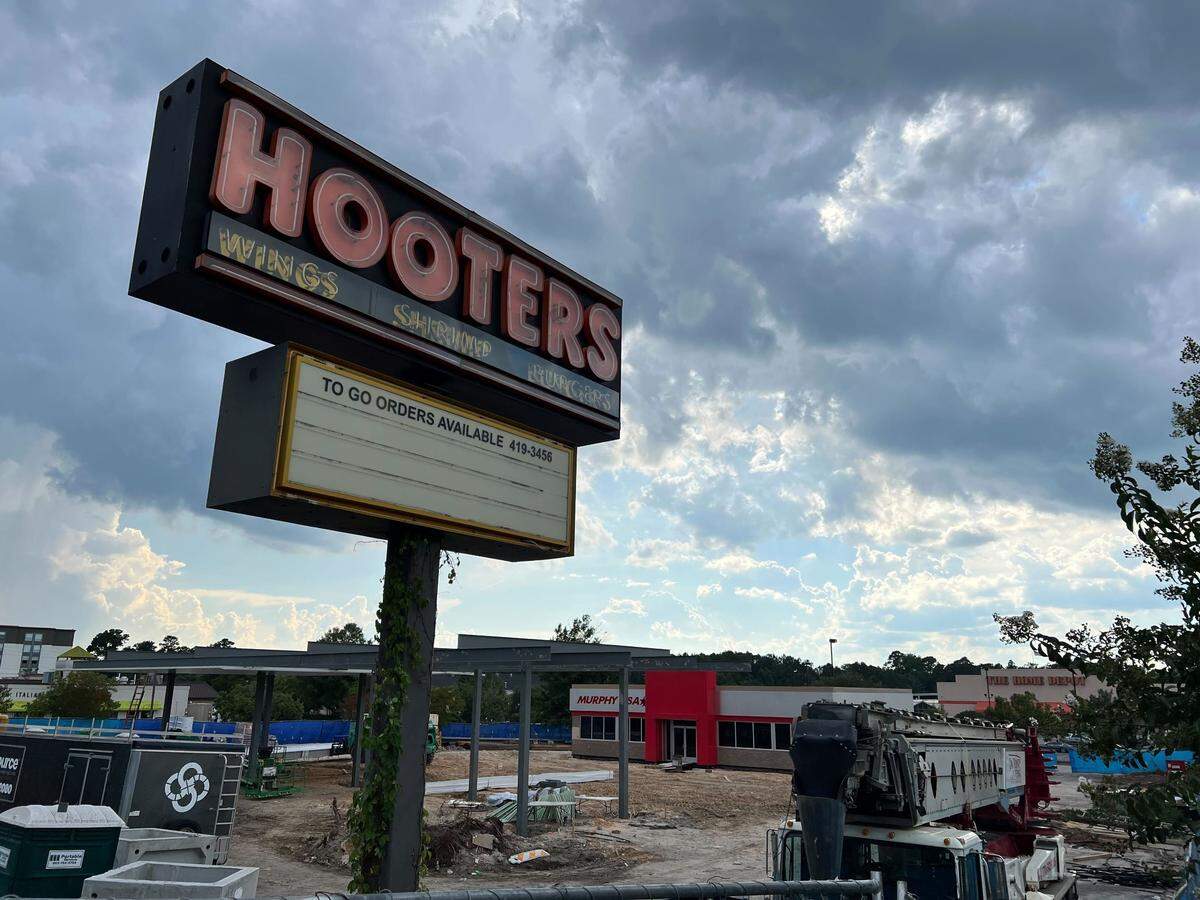 A Murphy USA gas station was built where a Hooters used to be in the 7700 block of Two Notch Road.