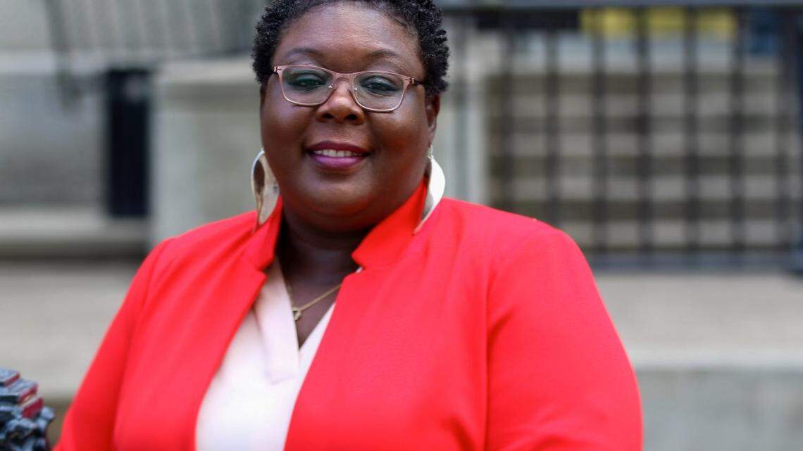 Christale Spain, of Columbia, who has worked for the South Carolina Democratic Party and the Democratic Congressional Campaign Committee, is running to chair the state party.