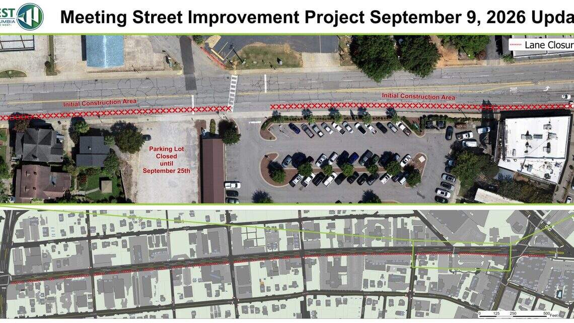 Busy West Columbia road will close lane as part of improvement project