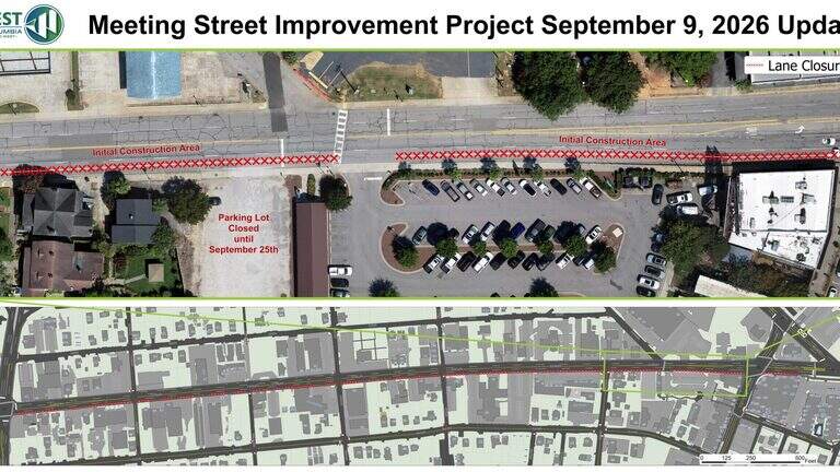 Busy West Columbia road will close lane as part of improvement project