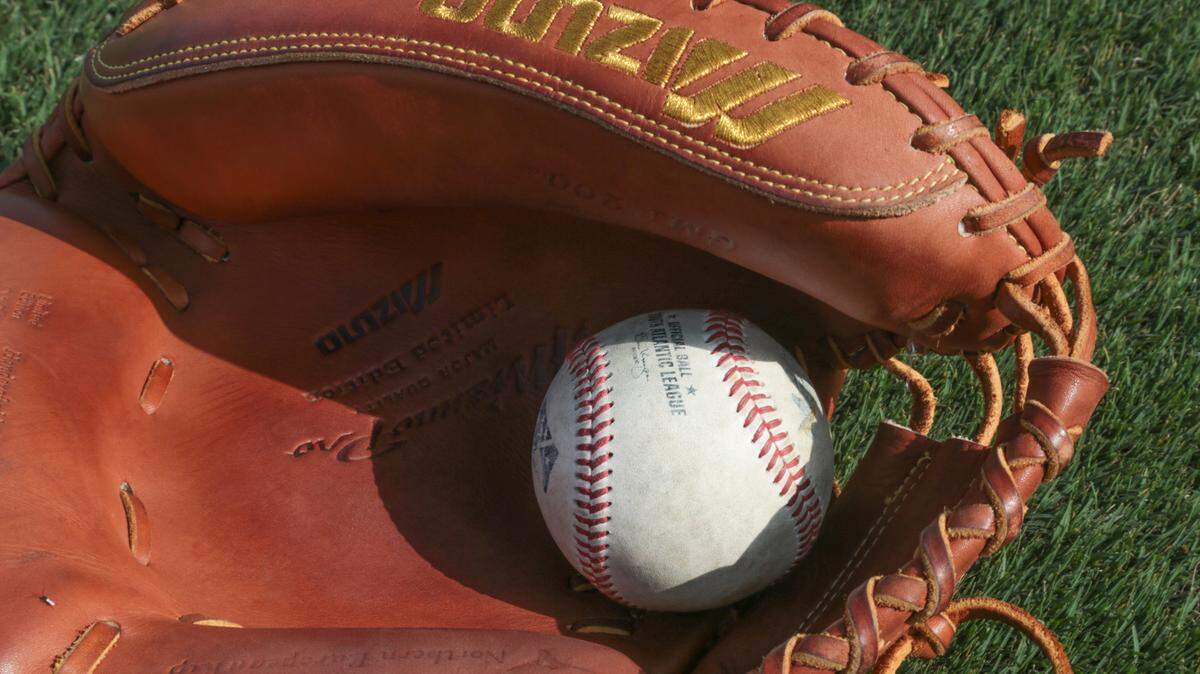 Baseball and glove