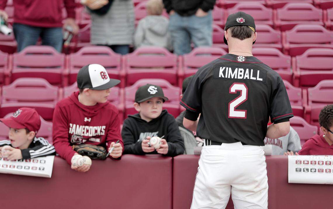 South Carolina baseball’s Roman Kimball pitched for the Gamecocks for the first time on Sunday, Feb. 18, 2024 in a game against Miami (Ohio) at Founders Park.