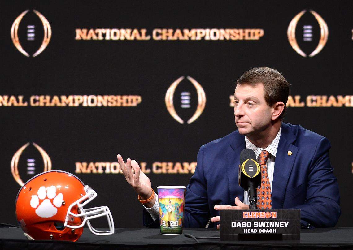 Clemson coach Dabo Swinney has his team ranked No. 1 in the country, but the Tigers have looked vulnerable on several occasions during ACC play.