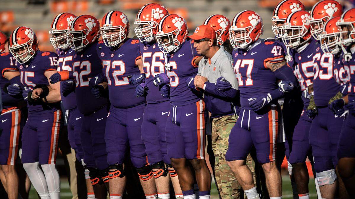 Clemson begins the season against Georgia in Charlotte.