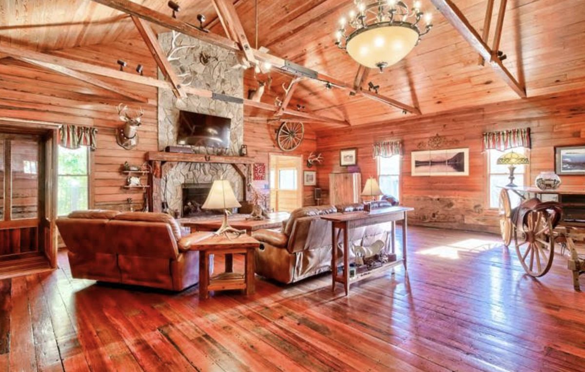 This $1.65M SC rustic estate with luxury details accesses the Palmetto Trail