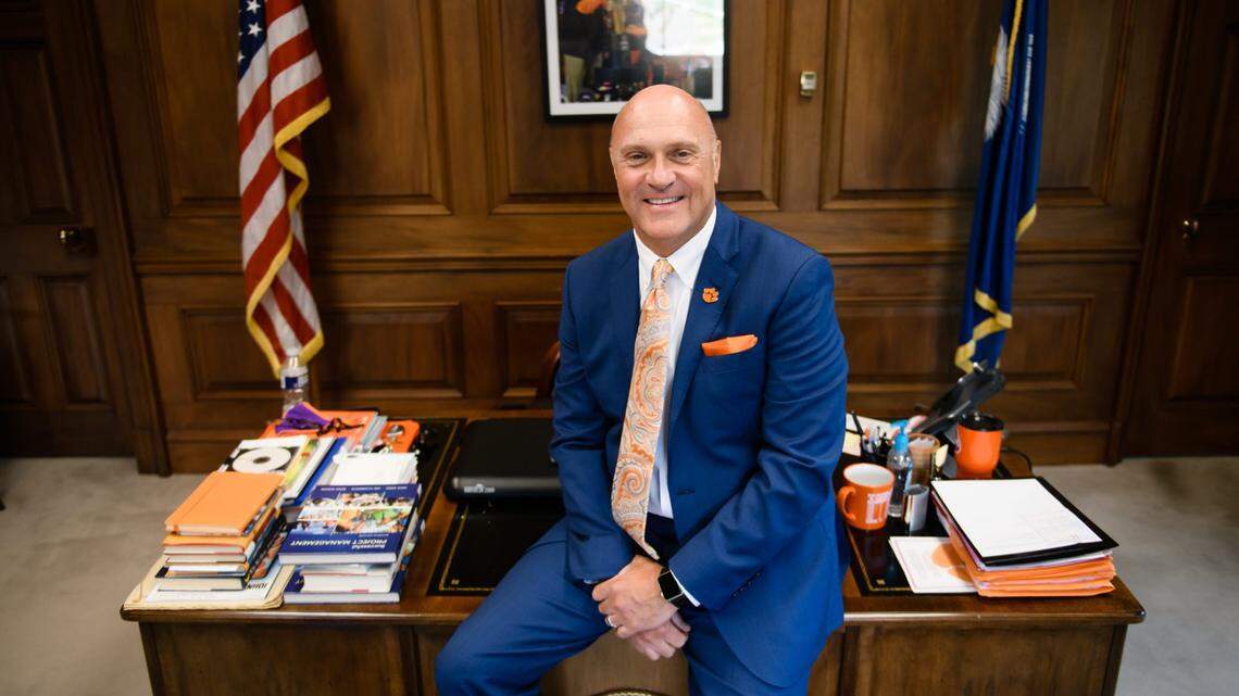 Clemson University president retiring a year after contract extension