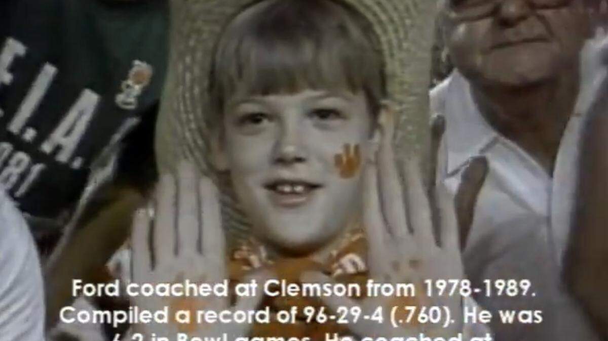 This brief crowd shot, aired during NBC’s broadcast of the 1982 Clemson-Nebraska Orange Bowl, wound up making a big impact on a grieving South Carolina sports fan almost 40 years later