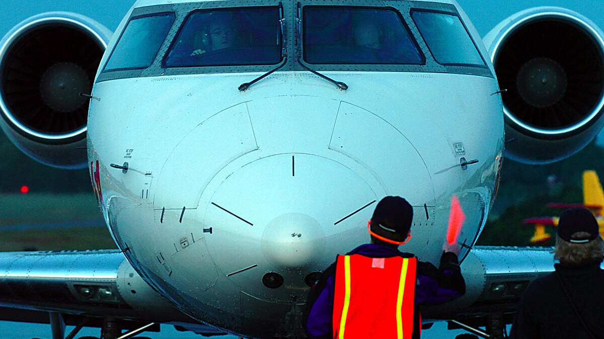 A disabled aircraft caused the main runway at a South Carolina airport to close and flights to be canceled.